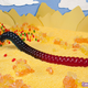 Illustration for article titled The story of Dune, recreated with Gummi worms